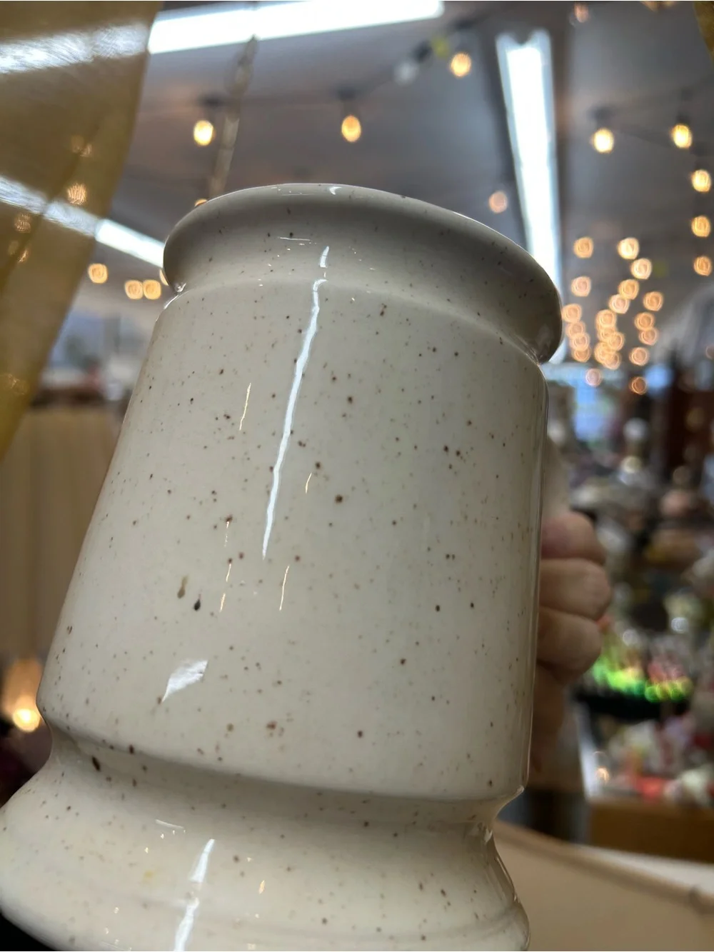 Horse Ceramic Coffee Cup Mug - Brown Horse on Cream